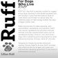 Ruff by Lillian Ruff Activated Charcoal Pet Shampoo – Lemon Sage – Deep Cleanser, Deodorizer & Stain Remover – Hydrates Dry Itchy Skin – Puppy & Dog Safe – USA Made (Gallon)