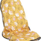 Car Seat Cover Protector Front Seats,for Gym Workout,Running,Swimming,Beach and Hiking,Waterproof Sweat Towel Bucket Seat Covers for Cars SUV Trucks (Chamomile and Yellow, 1Pcs)