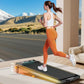 Treadmill Walking Pad with 10% Incline/Handle Bar/2 LED Display, 3.5HP Portable Treadmills for Home Small, Foldable Walking Pad Treadmill 350+lb Capacity, Smart App, 4 Adjustable Incline, RGB Light