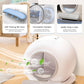 Self Cleaning Cat Litter Box, Ultra-Safe Protection Automatic Cat Litter Box, APP Control/Lower Entry/Large Capacity with 3 Rolls Liners & Mat LELOPETS