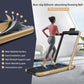 GYMAX Walking Pad, Dual LED Display 2 in 1 Under Desk Treadmill for Home with Remote & Smart App Control, 2.25HP Foldable Portable Treadmill Running Machine for Office Small Space