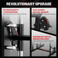 M21 Smith Machine, Multi-Function Power Cage with Dual Pulley Cable Crossover System, 2000LBS All-in-One Squat Rack with Smith Bar and Attachments