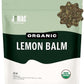 J Mac Botanicals Organic Lemon Balm (16 oz), Loose Leaf Tea, Dried Lemon Balm Tea, herbal Infusion, Lemon balm leaves, melissa officinalis tea, Certified USDA Organic