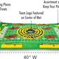 NFL Green Bay Packers Dog Snuffle Mat – Interactive Pet Slow Feeder, Football Field Design Food Puzzle Toy for Dogs & Cats, Foraging Activity Mat for Smarter Feeding