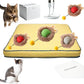 Interactive Cat Toys for Indoor Cats, Fast Rolling Ball in Play Mat, Automatic Moving Cat Ball in Pouch, Stimulate Your Cat's Nature, 28 Inch cat Toys (Square)