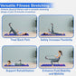Stretch Strap with Loops for Foot and Calf - Ideal for Physical Therapy, Achilles Tendonitis Relief, and Plantar Fasciitis - Perfect for Yoga, Gymnastics, and Flexibility Training