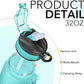 Hyeta 32 oz Water Bottles with Times to Drink and Straw, Motivational Water Bottle with Time Marker, Leakproof, Drinking Sports Water Bottle for Fitness, Gym and Outdoor