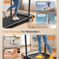 FUNRAY Versatile Walking Pad Treadmill with Incline - Dual-Sided Under Desk Treadmill with Foot Massage,2 in 1 Walking Machine for Home/Office with 330LBS Weight Capacity
