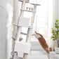 85in Tall Cat Tower for Heavy Duty Big Cats, Large Cat Tree with Scratching Post, Plush Perches, Cozy Cat Condos & Hanging Hammocks for Maine Coon, White