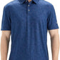 Men's Golf Polo Shirts Short Sleeve Striped Performance Moisture Wicking Dry Fit Golf Shirts for Men