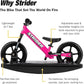 Strider 12” - Helps Teach Baby How to Ride a Balance Bicycle - for Kids 6 Months to 4 Years - Easy Assembly & Adjustments
