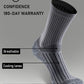 Elite Cushioned Compression Mid-crew Socks 4-Pack for Youth Women Men