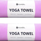 Eunzel 2 Pack Hot Yoga Towel Non Slip Yoga Mat Towel Non-Slip Sweat Absorbent Microfiber Towel for Hot Yoga, Pilates and Workout 72" x 26.5", Purple