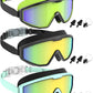 NSSIW Swim Goggles Swimming Kids-Goggles: Anti Fog No Leak with Nose Clip Earplugs for Girls Boys Youth 6-14 3 Pack