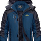 TACVASEN Winter Jacket Men's Water-Resistant Fleece Jacket Snow Ski Jacket Military Tactical Jacket Coat Parka Hood Raincoat