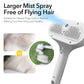 Cat Steam Brush for Shedding, Self Cleaning Cat Brush with Water Spray, 3-in-1 Design for Massage, Hair Removal, and Cleaning, Steamy Brushes for Indoor Cats and Dogs (White)