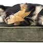 FurHaven Soft, Orthopedic Foam Sofa Dog Bed with Washable & Removable Cover - Faux Fur/Velvet - Dark Sage, Dogs Up to 35 lbs - Medium