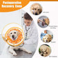 Inflatable Dog Cone Collar with Enhanced Anti-Licking, Soft Neck Donut for Dogs Cats, Recovery Pet Cone Collar After Surgery for Large Medium Small Dogs (Yellow Flower, Large)
