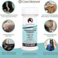 Coat Defense Daily Preventative Powder for Horses - Safe & Effective Equine Sweet Itch, Skin Funk, Scratches, & Rain Rot Treatment - Dry Shampoo for Horses, 8 oz Formula with All Natural Ingredients