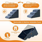 Navy Portable Pet Steps - 4-Step Dog & Cat Ramp for Bed, Couch, Sofa & Chairs - Non-Slip, High Density Foam