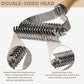 Undercoat Rake for Dogs - Professional Pet Shedding Dematting Comb with Wood Handle, Stainless Steel Blades for Pet Cats Dogs Matted Hair Tangles Removing