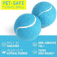 PrimePets Tennis Balls for Dogs, 2.5 Inch Thick Bouncy Ball for Dogs, Interactive Fetch Dog Toy Balls for Indoor Outdoor Play Fetch Dog Balls for Medium, Large Dogs