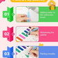 TECJOE Paint with Water Coloring Books for Toddlers, Princess Series Watercolor Set with 3 Brushes, Mess Free Painting Activity for Kids Ages 4 5 6 7 8, Arts & Crafts Toy