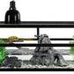 REPTIZOO 18 Gallon Turtle Tank Aquarium, 30"×12"×12" Tortoise Habitat Water-Land Ecological Turtle Tank with Drainage System Aquatic Aquarium