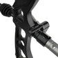 AMEYXGS Archery Bow Stabilizer for Compound Bow, 3K Carbon Fiber 6", 8", 10", 12" 15" Rods, Damping System, Weights Kit, Single Side V-Bar Mount,Quick Disconnect