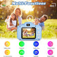 Kids Camera, HD Digital Video Camera, Childrens Toys for 3 4 5 6 7 8 9 Year Old Boys/Girls, Selfie Camera for Kids, Christmas Birthday Gifts with 32GB SD Card (Blue)