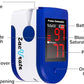 Zacurate FSA/HSA Eligible 500CL Fingertip Pulse Oximeter Blood Oxygen Saturation Monitor with Batteries and Lanyard Included (Sapphire Blue)