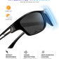 KALIYADI Polarized Sunglasses for Men, Sports Sun Glasses for Driving Cycling Fishing with UV protection