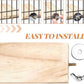 BILLIOTEAM 4-Size Bird Platforms with Wood Perches and Stand Boards - Habitat Cage Corner Shelves with Stainless Steel Washers - Ideal for Parrots, Cockatiels & Small Pets like Hamsters, Gerbils & Chi