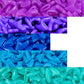 zetpo 100 pcs Cat Nail Caps | Cat Claw Covers | with Adhesives and Applicators (L, Purple, Violet, Blue, Sky Blue, Turquoise)