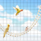 Rat Ladder Bridge Toy, Rat Climbing Toys, Natural Wooden Hamster Ladder Bridge Toy, Cage Accessories for Bird Parrot Cockatiel Sugar Gliders - 54 Steps - 74.6 x 3.14 Inch