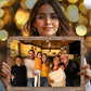 MUNDAZE Custom Portrait Metal Print on Reclaimed Wood Pallet Frame – Personalized Family Photo Gift – Glossy Aluminum Wall Art Keepsake – Made and Shipped in USA (16 x 12)