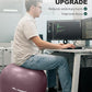 Trideer Yoga Ball – Anti-Burst Exercise Ball for Pregnancy, Office, Birthing, Stretching & Core Workout – Home Gym & Therapy