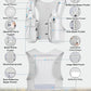 Running Vest for Women Men, USA Original Patent, Adjustable Chest Straps Running Hydration Vest with 500ml Soft Flask, Lightweight Reflective Hydration Backpack for Hiking Marathon