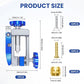 2-in-1 Bike Hydraulic Brake Tool, Hydraulic Hose Cutter & Fitting Insert Tool with Brass Olives, Brake Lines Tubing Entry Device