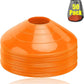 Ashsajkd(Set of 25/50/100 - Agility Soccer Cones with Carry Bag and for ， Football Cones for TrainingFootball, Basketball, Coaching, Agility Cones for Indoor and Outdoor Games