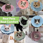 Soft Cat Cone Collar for Cats– Adjustable Lightweight Recovery E-Collar to Stop Licking, Scratching & Biting After Surgery, Comfortable Wound Healing Cone Alternative (Green, M)