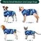 Kuoser Recovery Suit for Dogs Cats After Surgery, Professional Pet Recovery Shirt Dog Abdominal Wounds Bandages, Substitute E-Collar & Cone,Prevent Licking Dog Onesies Pet Surgery Recovery Suit