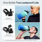 BUZIO Vacuum Insulated Stainless Steel Water Bottle 64oz (Cold for 48 Hrs/Hot for 24 Hrs) BPA Free Double Wall Travel Mug/Flask for Outdoor Sports Hiking, Cycling, Cam,Camping, Running, Pacific Dream