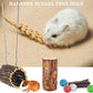 Natural Wooden Hamster Tunnels & Hideouts – Chew-Safe Birch Trunk Tubes for Dwarf Hamsters, Gerbils, Mice – Cage Accessories, Exercise Toy, Forest-Themed Small Pet Habitat