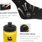 PYFK Running Belt Hydration Waist Pack with Water Bottle Holder for Men Women Waist Pouch Fanny Bag Reflective
