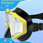 W WSTOO Kids Swim Goggles with Nose Cover,Snorkel Diving Swimming Mask for Youth 5-15,HD 3-Window Wide Vision Anti-Shattered Lens Anti-Fog&Leak