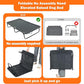 Dog Elevated Bed Foldable Portable Raised Bed Camping cot Outdoor Summer Dog Bed (Medium, Grey-Textilene)