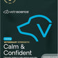 VETRISCIENCE Veterinary Strength Calm & Confident Chews - Stress Supplement for Pets - Supports Brain Function for Cats & Dogs - with L-Theanine, Thiamine & More - 60 Count