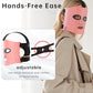 VYM Infrared Light Therapy Mask: High Power for Glowing Skin – Ultra-Thin 1.8mm 4.6oz, 830nm 633nm 590nm, Rechargeable, Red light therapy for face Luxury Gift - Pink Windmill