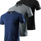 Boyzn 1, 3, 5 or 7 Pack Men's Workout Running Shirts, Dry Fit Moisture Wicking T-Shirt, Gym Athletic Short Sleeve Tee Shirts